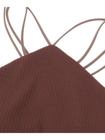 【Julier】リブクロスキャミソール/パット付き 詳細画像 ネイビー 6