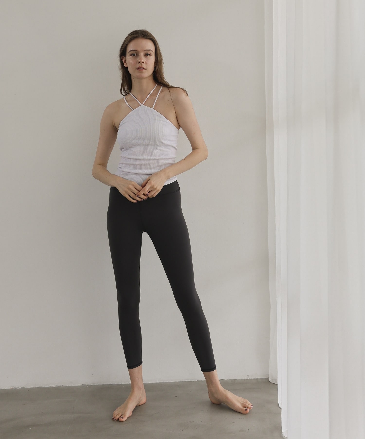 【Julier】リブクロスキャミソール/パット付き 詳細画像 ネイビー 1