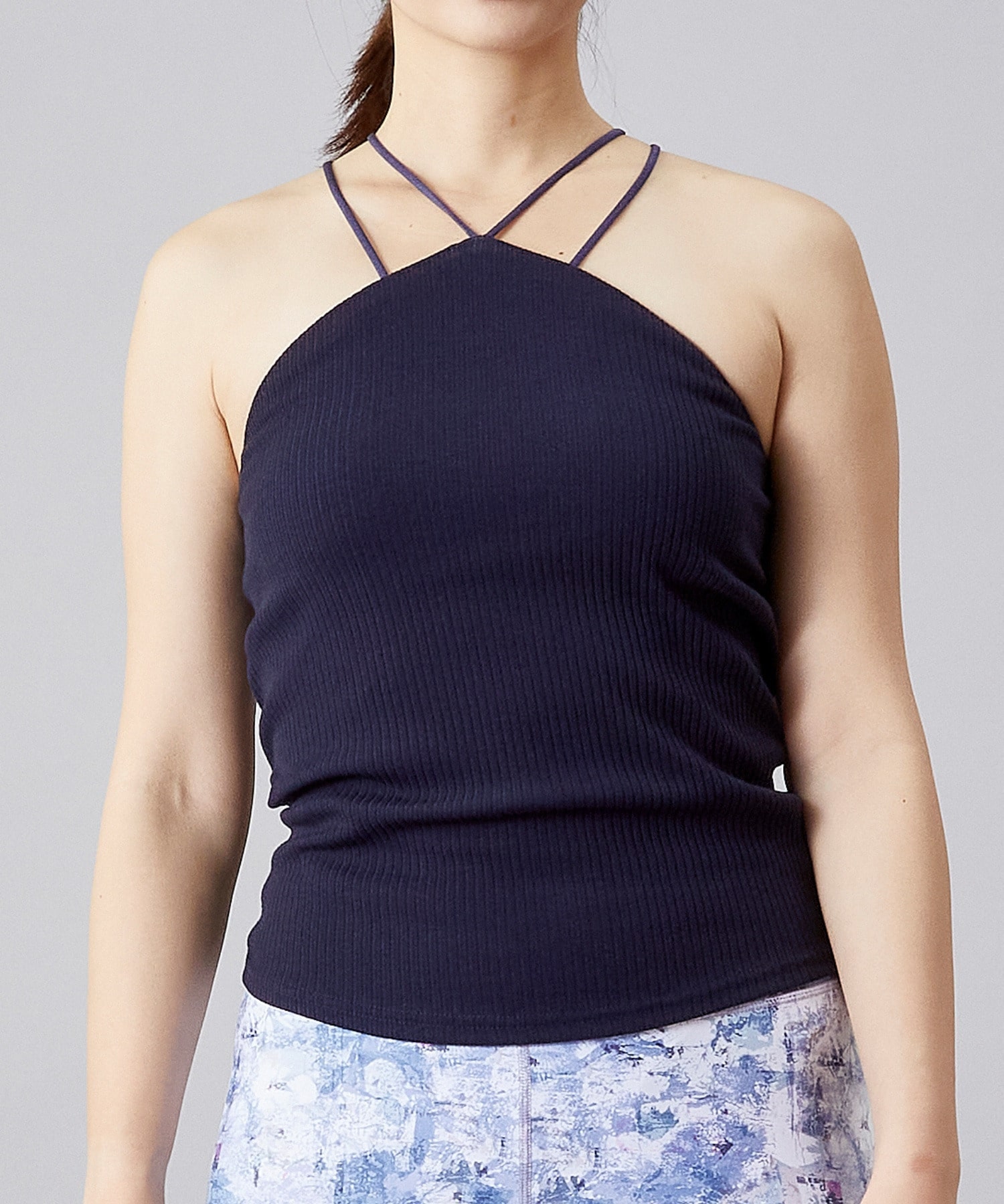 【Julier】リブクロスキャミソール/パット付き 詳細画像 ネイビー 14