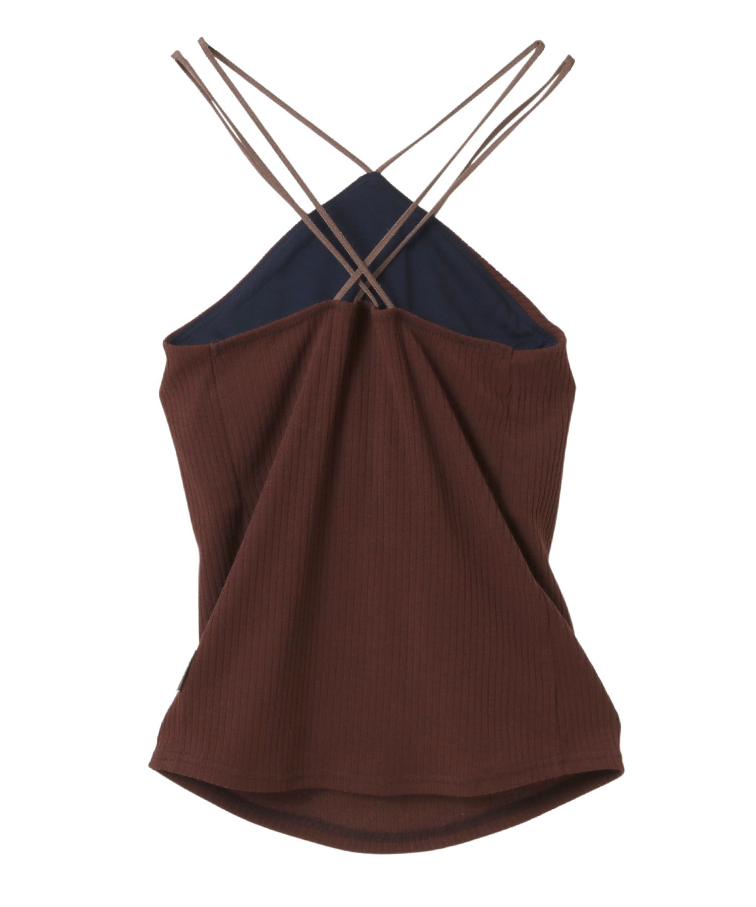 【Julier】リブクロスキャミソール/パット付き 詳細画像 ネイビー 5