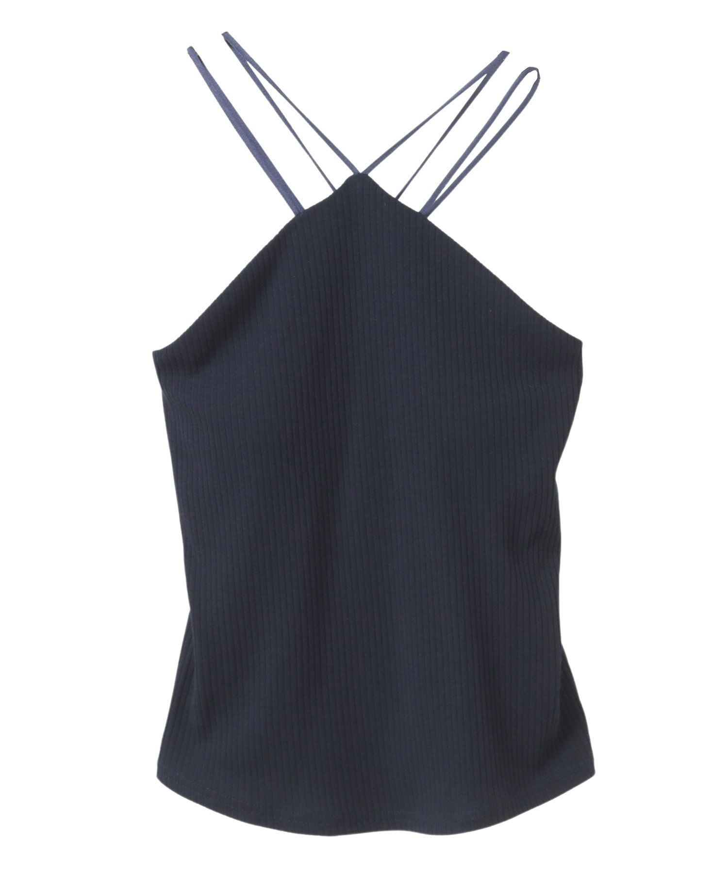 【Julier】リブクロスキャミソール/パット付き 詳細画像 ネイビー 3