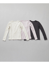 【Julier】ジェントルスムースロングスリーブプルオーバー/UVカット・吸汗速乾・ハイストレッチ・ホットヨガ対応 詳細画像 チャコール 6