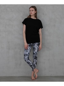 【Julier】sand flowerプリントスーパーハイレギンス/UVカット・吸汗速乾・ホットヨガ対応・水着・水陸両用 詳細画像 グレー 5