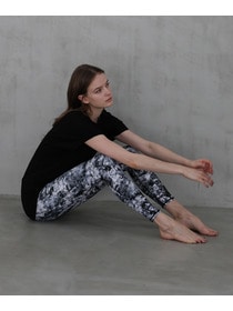 【Julier】sand flowerプリントスーパーハイレギンス/UVカット・吸汗速乾・ホットヨガ対応・水着・水陸両用 詳細画像 グレー 6