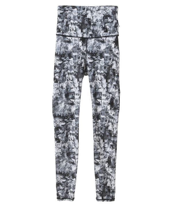 sand flowerプリントスーパーハイレギンス/UVカット・吸汗速乾・ホットヨガ対応・水着・水陸両用 詳細画像 グレー 2