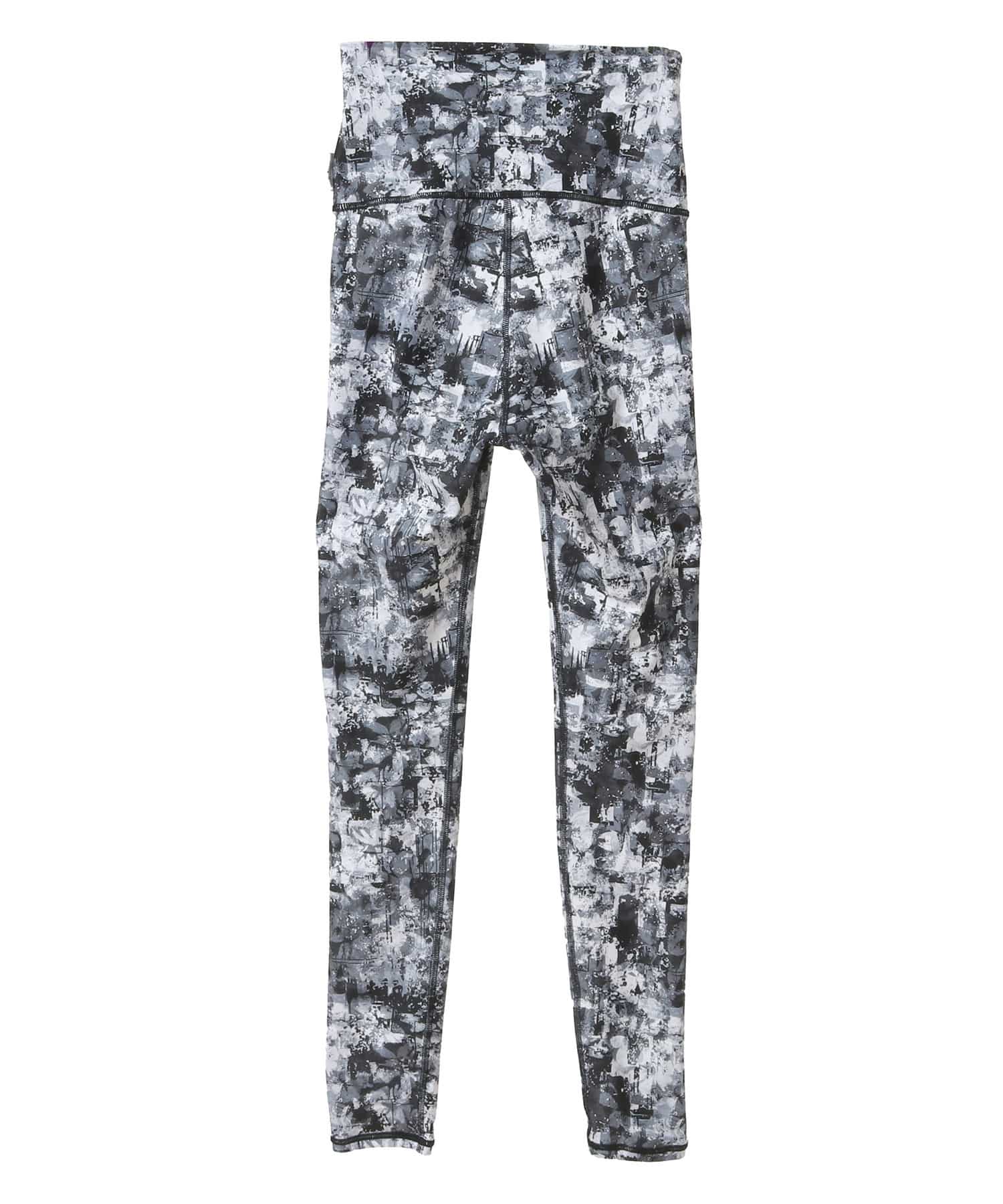 【Julier】sand flowerプリントスーパーハイレギンス/UVカット・吸汗速乾・ホットヨガ対応・水着・水陸両用 詳細画像 グレー 8