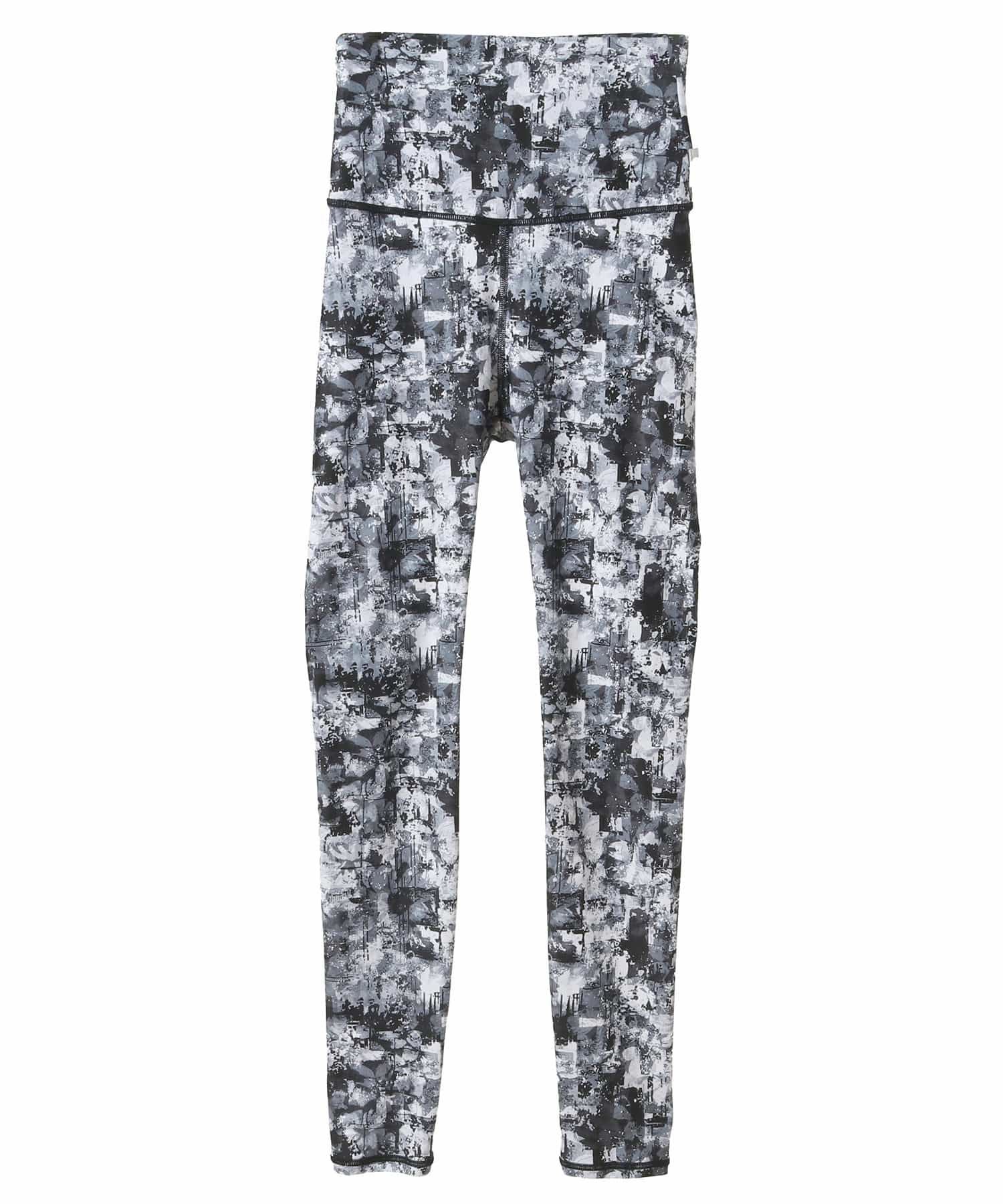 【Julier】sand flowerプリントスーパーハイレギンス/UVカット・吸汗速乾・ホットヨガ対応・水着・水陸両用 詳細画像 グレー 2