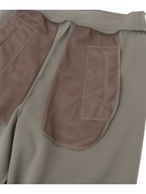 【Julier】プランプストレッチギャザーパンツ/エコ・抗菌防臭・吸水速乾・ハイストレッチ 詳細画像 カーキ 16