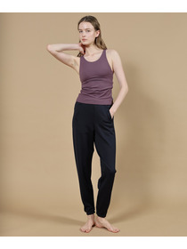 【Julier】プランプストレッチギャザーパンツ/エコ・抗菌防臭・吸水速乾・ハイストレッチ 詳細画像 カーキ 6