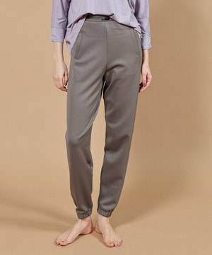 【Julier】プランプストレッチギャザーパンツ/エコ・抗菌防臭・吸水速乾・ハイストレッチ 詳細画像 カーキ 1