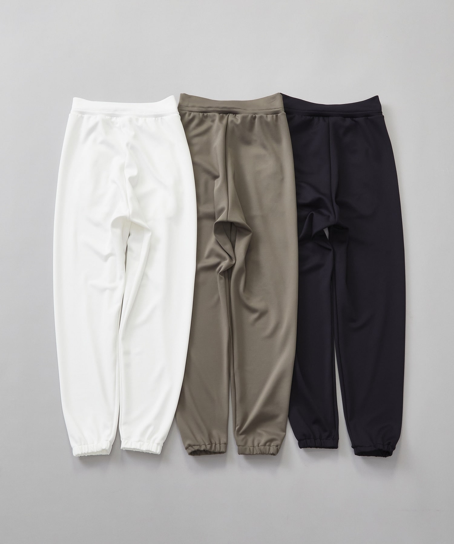 【Julier】プランプストレッチギャザーパンツ/エコ・抗菌防臭・吸水速乾・ハイストレッチ 詳細画像 カーキ 8