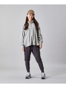 【Julier】ジェントルスムースギャザーパンツ/UVカット・吸汗速乾・ハイストレッチ・ホットヨガ対応  詳細画像 チャコール 17