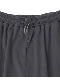 【Julier】ジェントルスムースギャザーパンツ/UVカット・吸汗速乾・ハイストレッチ・ホットヨガ対応  詳細画像 チャコール 9