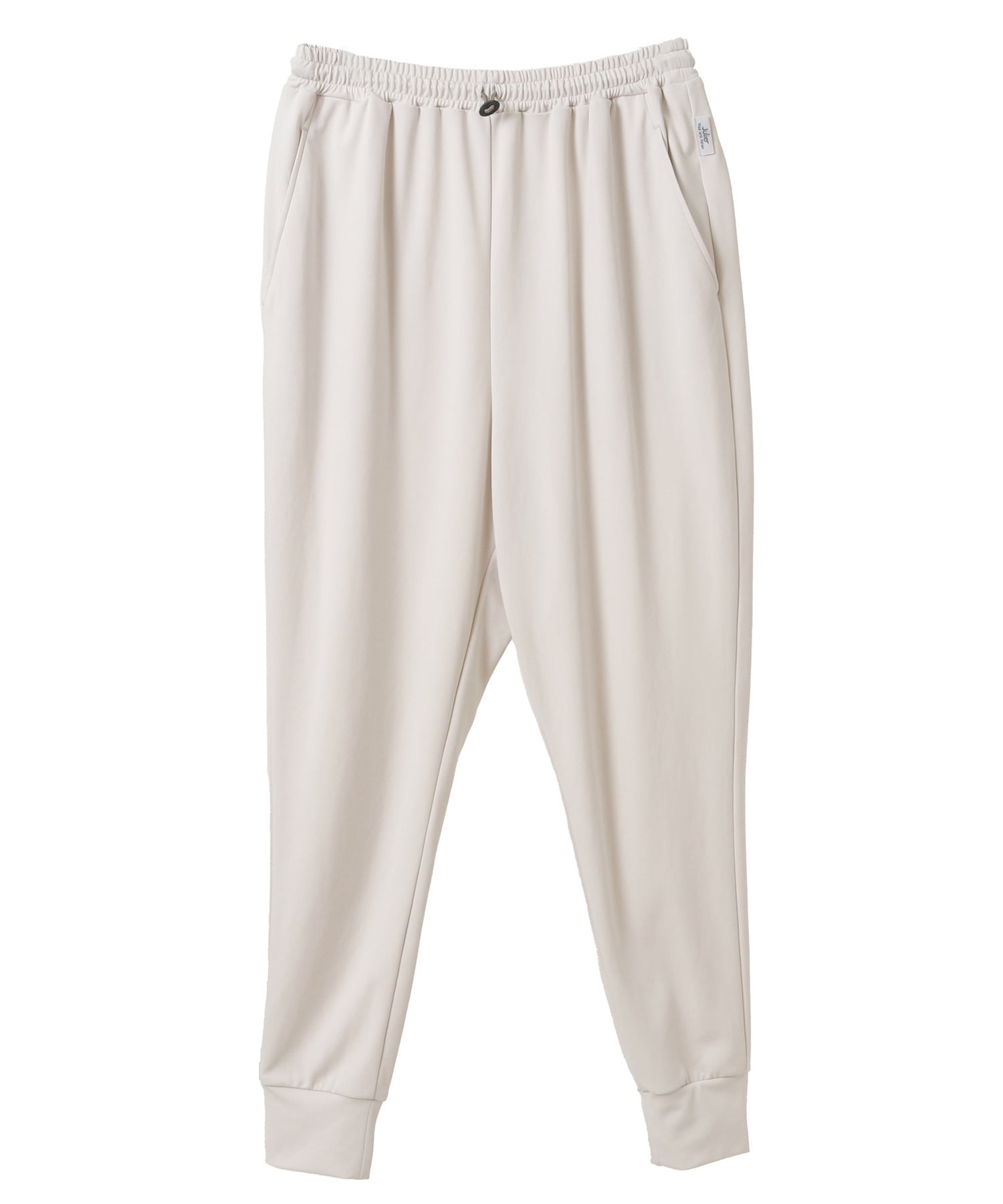 【Julier】ジェントルスムースギャザーパンツ/UVカット・吸汗速乾・ハイストレッチ・ホットヨガ対応  詳細画像 ベージュ 2