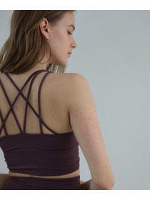 【Julier】【定番】プレミアムフローショートトップス/パット付き・UVカット・吸汗速乾・ホットヨガ対応・水着・水陸両用 詳細画像 グレー 1