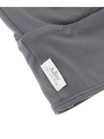 【Julier】【定番】プレミアムフローショートトップス/パット付き・UVカット・吸汗速乾・ホットヨガ対応・水着・水陸両用 詳細画像 グレー 12