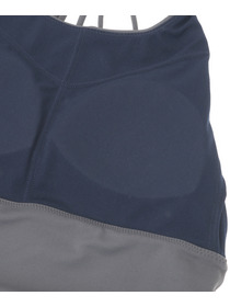 【Julier】【定番】プレミアムフローショートトップス/パット付き・UVカット・吸汗速乾・ホットヨガ対応・水着・水陸両用 詳細画像 グレー 14