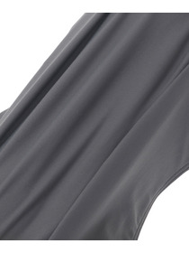 【Julier】【定番】プレミアムフローショートトップス/パット付き・UVカット・吸汗速乾・ホットヨガ対応・水着・水陸両用 詳細画像 グレー 17