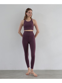 【Julier】【定番】プレミアムフローショートトップス/パット付き・UVカット・吸汗速乾・ホットヨガ対応・水着・水陸両用 詳細画像 グレー 2