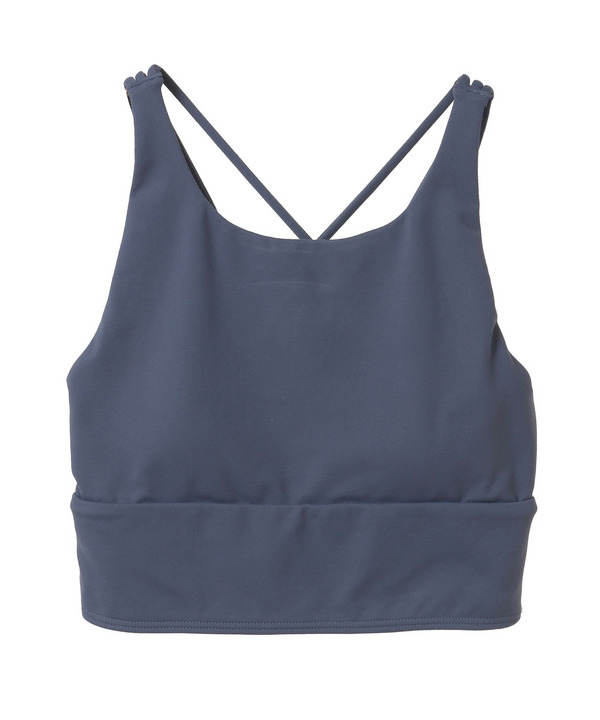 【定番】プレミアムフローショートトップス/パット付き・UVカット・吸汗速乾・ホットヨガ対応・水着・水陸両用 詳細画像 ダークブルー 3