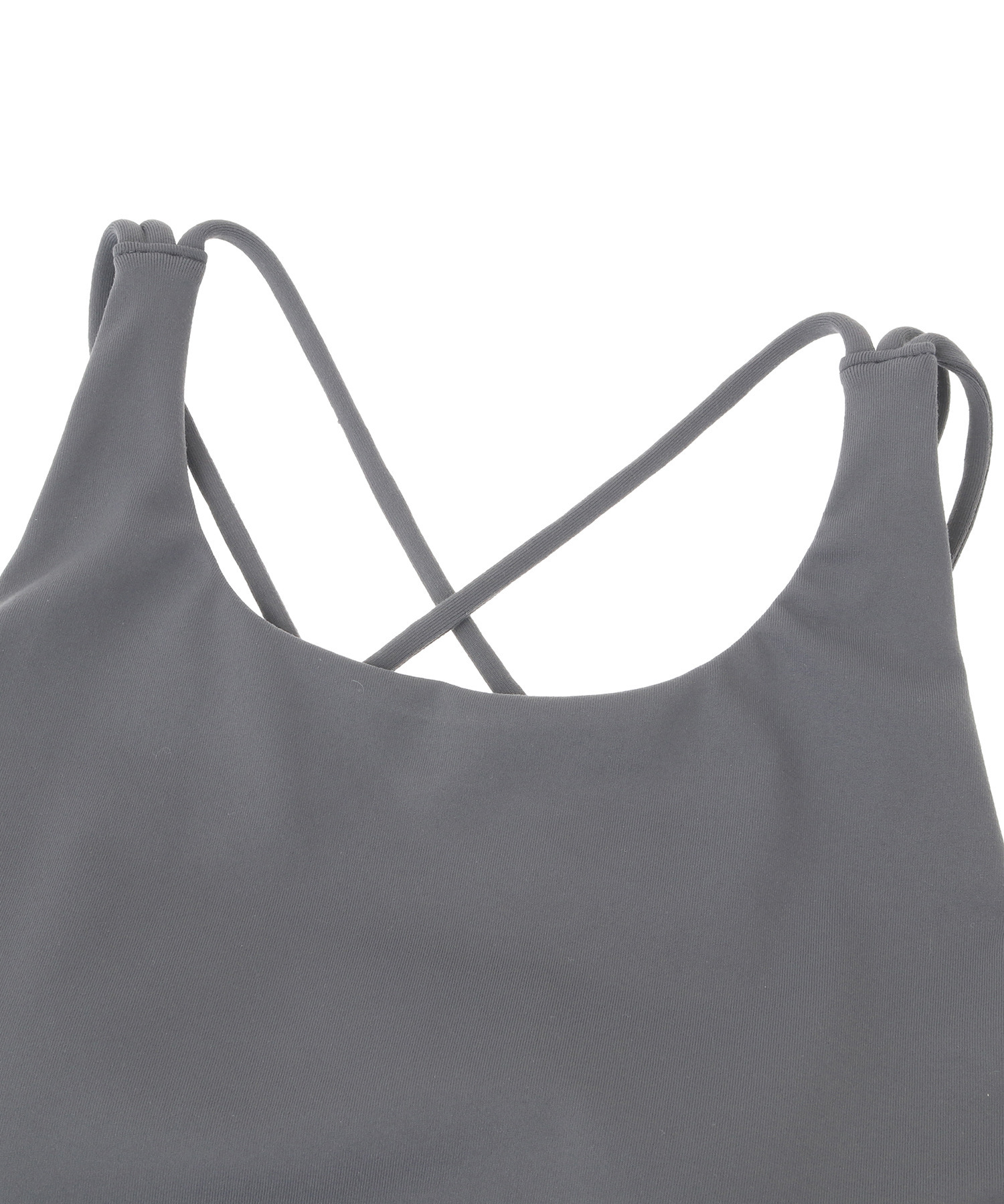 【Julier】【定番】プレミアムフローショートトップス/パット付き・UVカット・吸汗速乾・ホットヨガ対応・水着・水陸両用 詳細画像 グレー 10