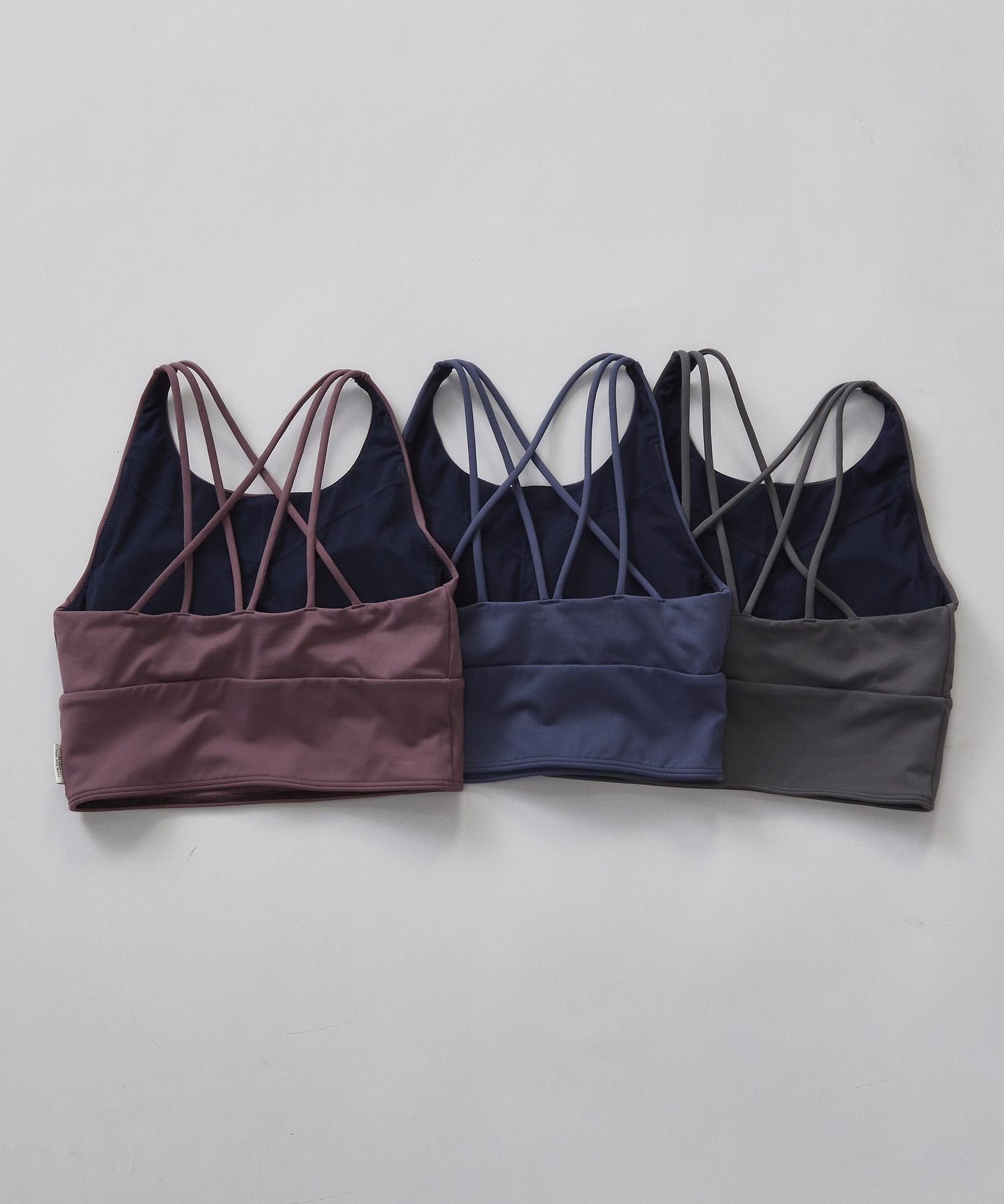 【Julier】【定番】プレミアムフローショートトップス/パット付き・UVカット・吸汗速乾・ホットヨガ対応・水着・水陸両用 詳細画像 グレー 8