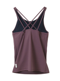 【Julier】プレミアムフローキャミソール/パット付き・UVカット・吸汗速乾・ホットヨガ対応・水着・水陸両用 詳細画像 グレー 11