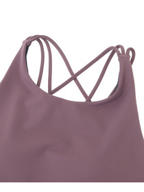 【Julier】プレミアムフローキャミソール/パット付き・UVカット・吸汗速乾・ホットヨガ対応・水着・水陸両用 詳細画像 グレー 12