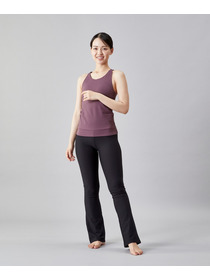 【Julier】プレミアムフローキャミソール/パット付き・UVカット・吸汗速乾・ホットヨガ対応・水着・水陸両用 詳細画像 グレー 5