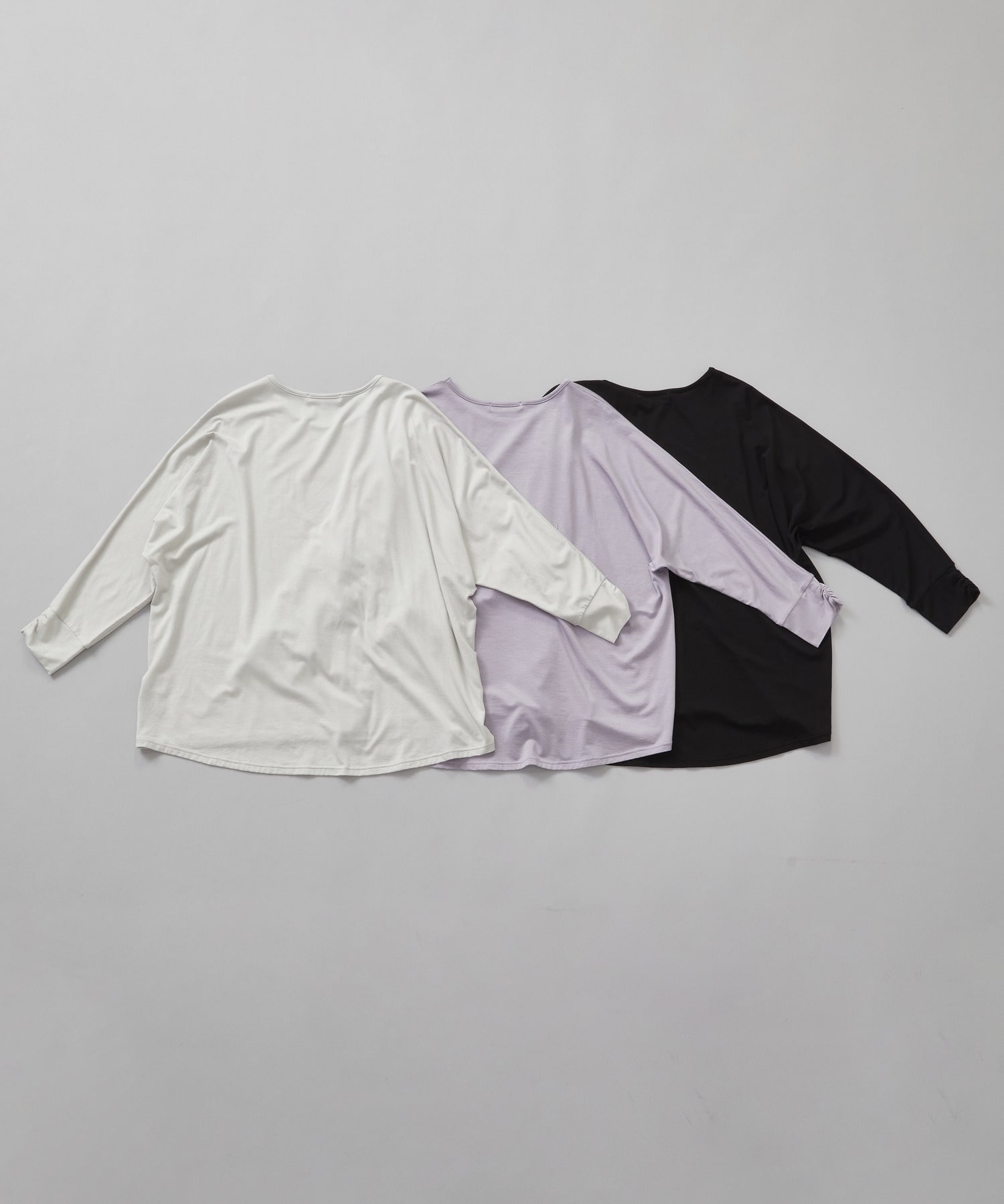 【Julier】エコリヨセルハーフスリーブプルオーバー/保湿・吸湿・ハイストレッチ・マタニティ対応 詳細画像 ブラック 5