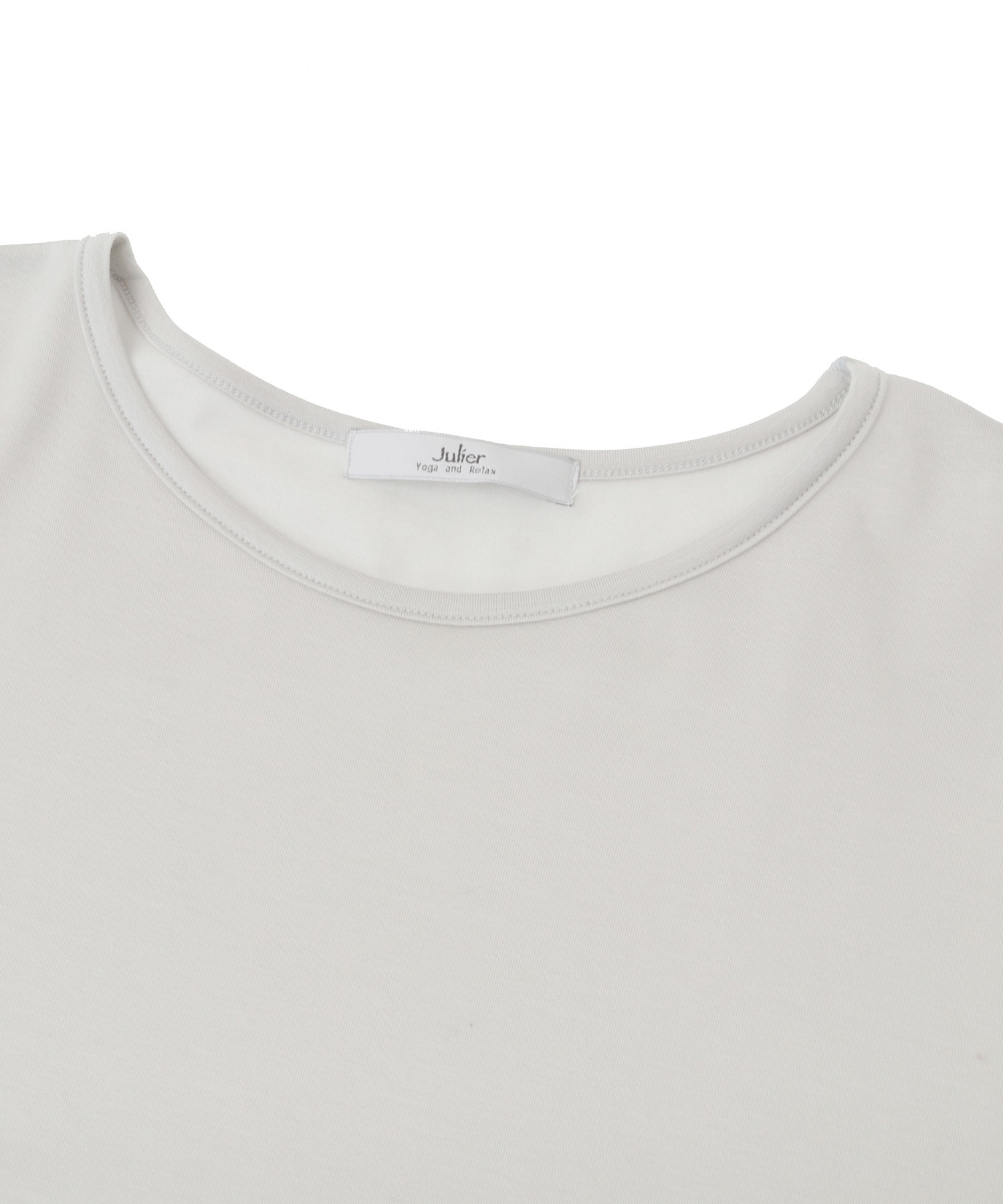 【Julier】エコリヨセルハーフスリーブプルオーバー/保湿・吸湿・ハイストレッチ・マタニティ対応 詳細画像 ブラック 7