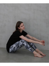 【Julier】エコリヨセル半袖トップス/保湿・吸湿・ハイストレッチ 詳細画像 ブラック 3