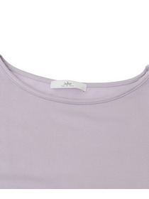 【Julier】エコリヨセル半袖トップス/保湿・吸湿・ハイストレッチ 詳細画像 ブラック 7