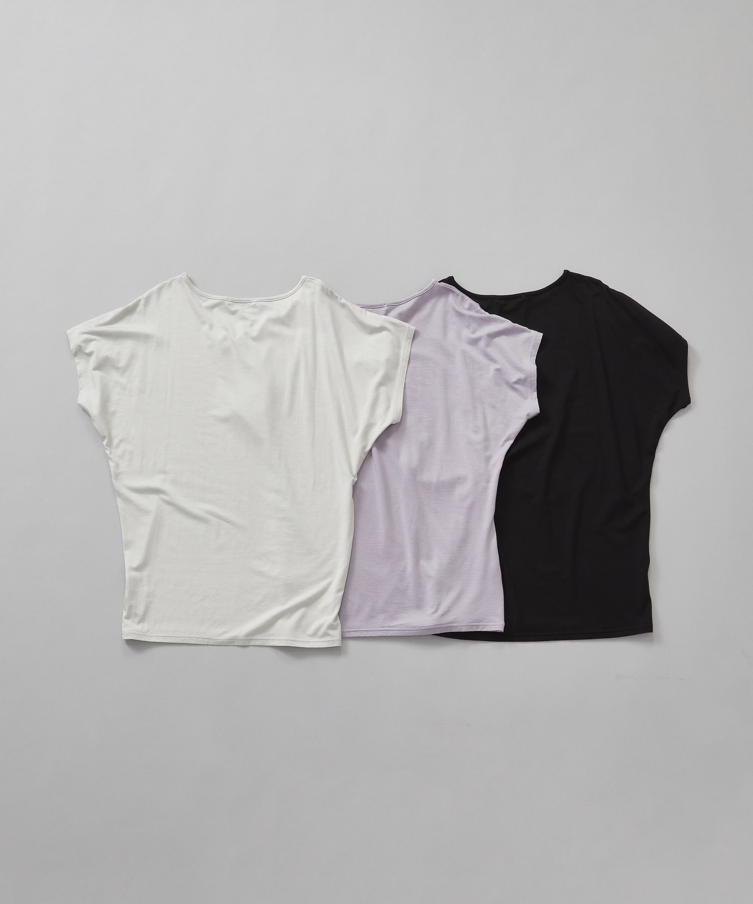 【Julier】エコリヨセル半袖トップス/保湿・吸湿・ハイストレッチ 詳細画像 ブラック 5