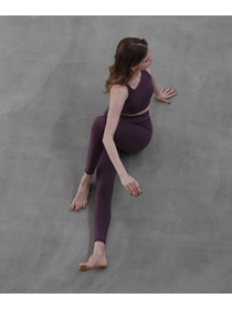 【Julier】【定番】プレミアムフロースーパーハイレギンス/ UVカット・吸汗速乾・ホットヨガ対応・水着・水陸両用 詳細画像 グレー 2