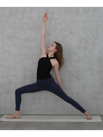 【Julier】【定番】プレミアムフロースーパーハイレギンス/ UVカット・吸汗速乾・ホットヨガ対応・水着・水陸両用 詳細画像 グレー 5