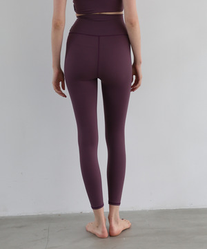 【Julier】【定番】プレミアムフロースーパーハイレギンス/ UVカット・吸汗速乾・ホットヨガ対応・水着・水陸両用 詳細画像 プラム 2