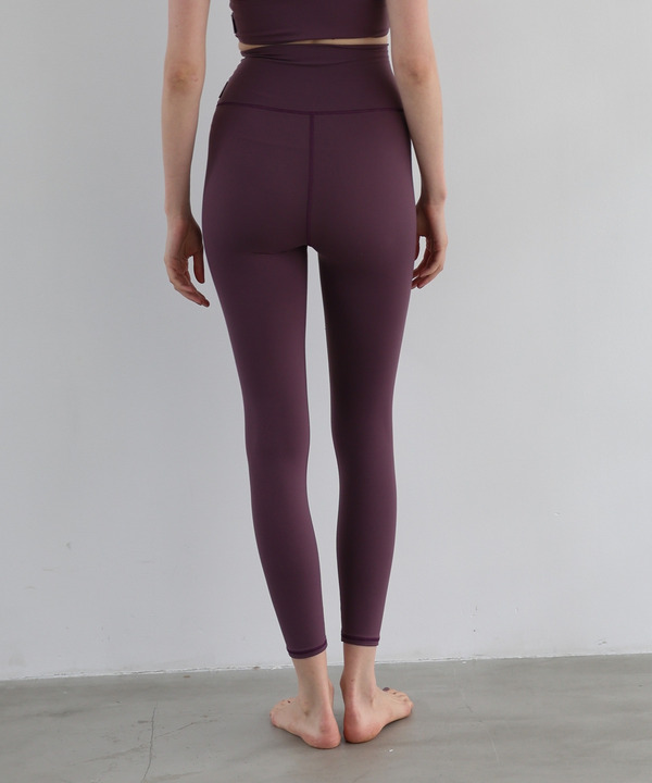 【定番】プレミアムフロースーパーハイレギンス/ UVカット・吸汗速乾・ホットヨガ対応・水着・水陸両用 詳細画像 プラム 2