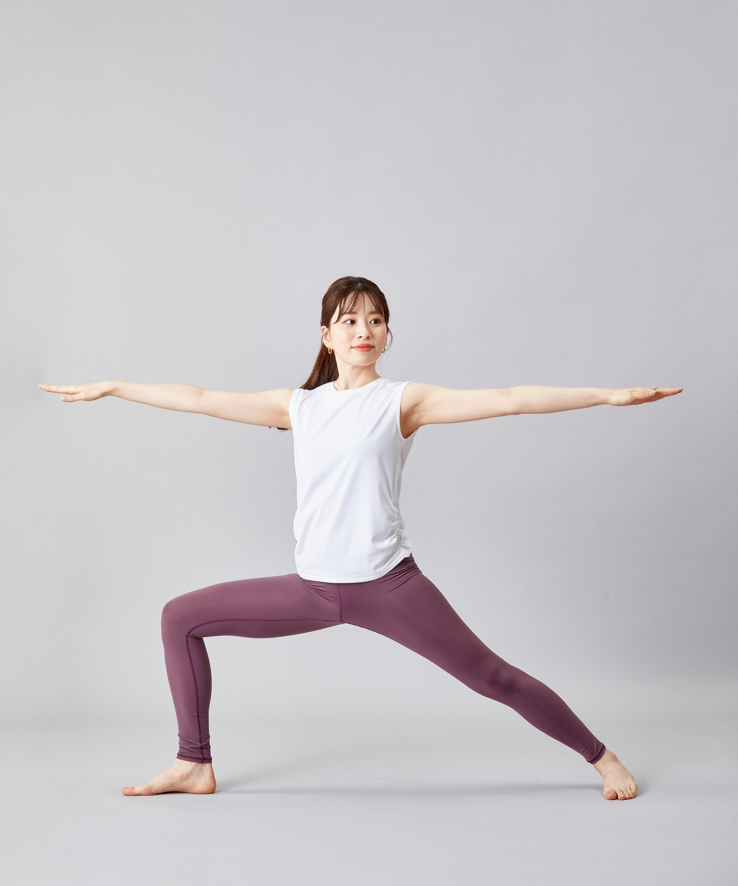 【Julier】【定番】プレミアムフロースーパーハイレギンス/ UVカット・吸汗速乾・ホットヨガ対応・水着・水陸両用 詳細画像 グレー 11