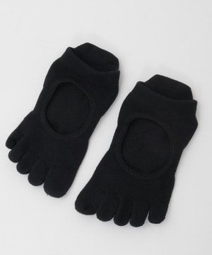 【Julier】グリップフローソックス/つま先あり・滑り止め付き 詳細画像 ブラック 2