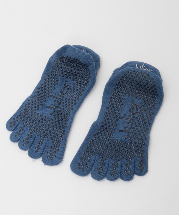 グリップフローソックス/つま先あり・滑り止め付き 詳細画像 ブルー 2