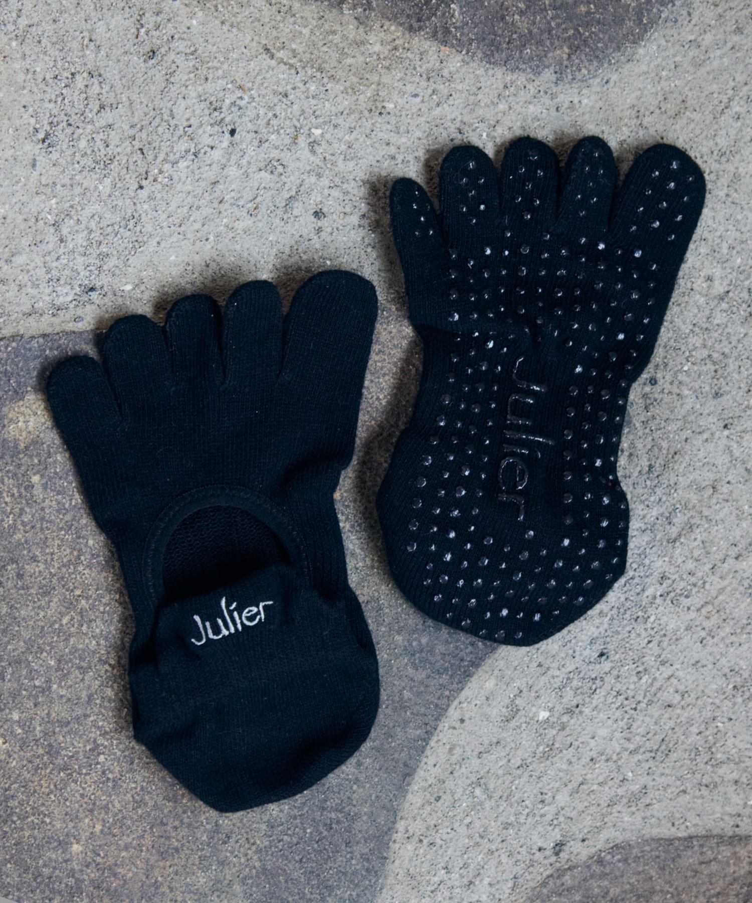 【Julier】グリップフローソックス/つま先あり・滑り止め付き 詳細画像 ブルー 8