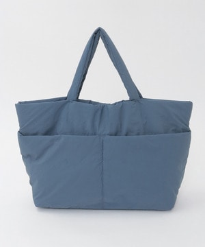 【Julier】パフィー撥水トートバッグ/軽量・撥水・速乾・ショルダー付き・長さ調節可能・A4サイズ収納可 詳細画像 ブルー 1