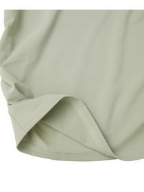 【Julier】Ecocoアシンメトリー ロングスリーブプルオーバー/エコ・UVカット・吸汗速乾・ハイストレッチ・ホットヨガ対応・ラッシュガード 詳細画像 ブラック 10