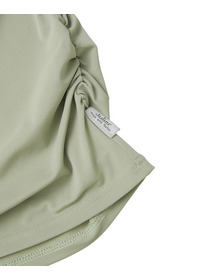 【Julier】Ecocoアシンメトリー ロングスリーブプルオーバー/エコ・UVカット・吸汗速乾・ハイストレッチ・ホットヨガ対応・ラッシュガード 詳細画像 ブラック 9