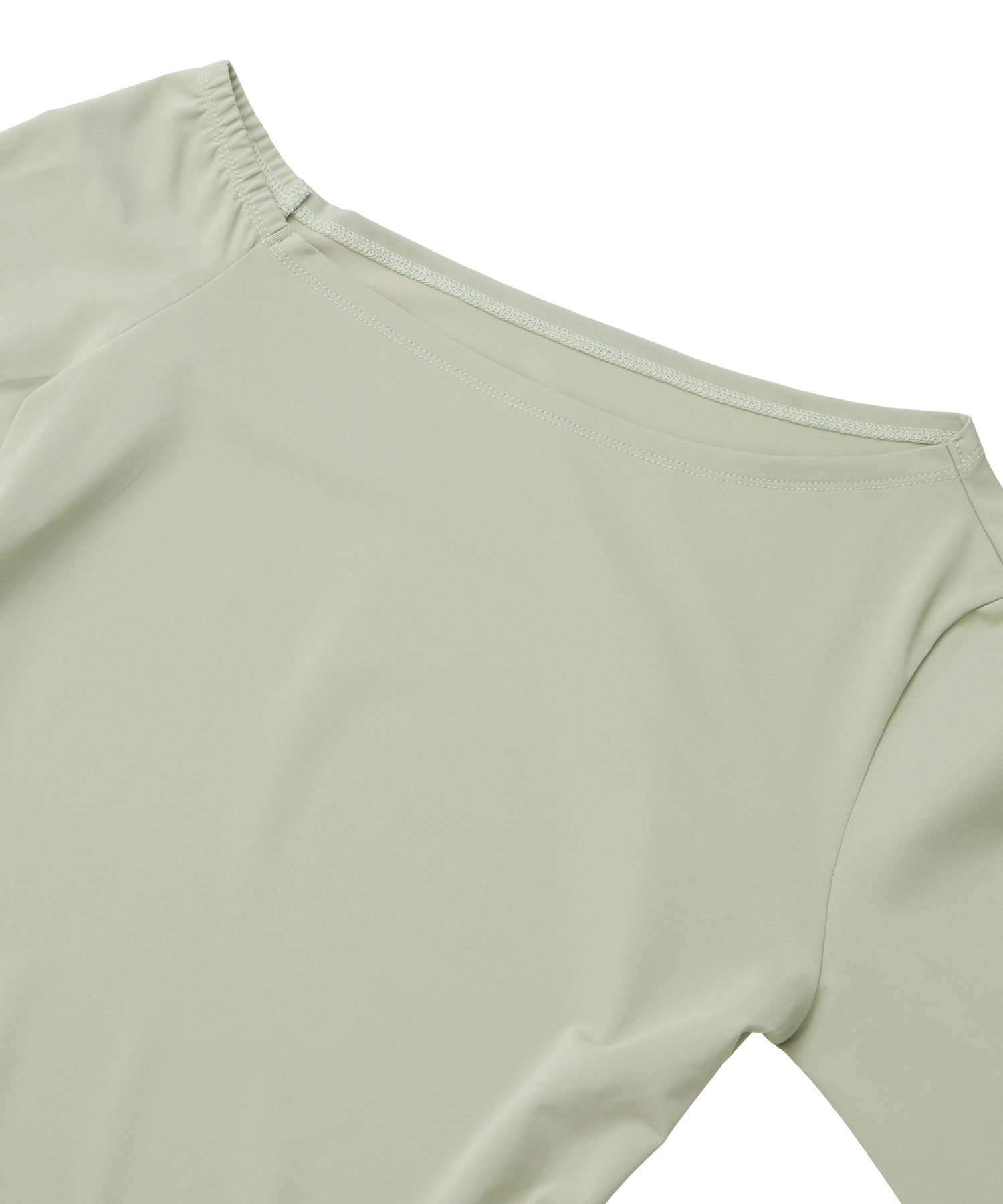 【Julier】Ecocoアシンメトリー ロングスリーブプルオーバー/エコ・UVカット・吸汗速乾・ハイストレッチ・ホットヨガ対応・ラッシュガード 詳細画像 ブラック 7