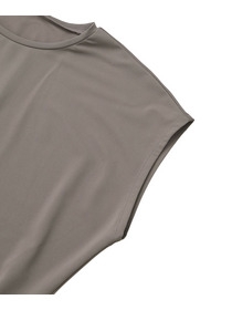 【Julier】【定番】Ecocoフレンチスリーブトップス/エコ・UVカット・吸汗速乾・ハイストレッチ・ホットヨガ対応・ラッシュガード 詳細画像 ブラック 11