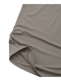 【Julier】【定番】Ecocoフレンチスリーブトップス/エコ・UVカット・吸汗速乾・ハイストレッチ・ホットヨガ対応・ラッシュガード 詳細画像 ブラック 12