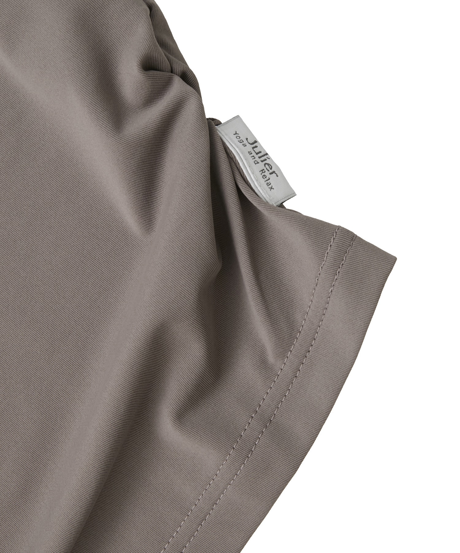 【Julier】【定番】Ecocoフレンチスリーブトップス/エコ・UVカット・吸汗速乾・ハイストレッチ・ホットヨガ対応・ラッシュガード 詳細画像 ブラック 13