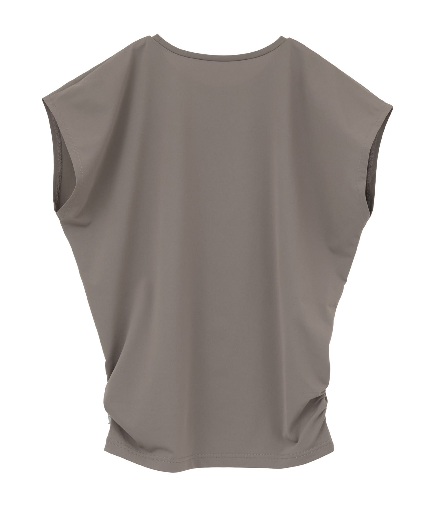 【Julier】【定番】Ecocoフレンチスリーブトップス/エコ・UVカット・吸汗速乾・ハイストレッチ・ホットヨガ対応・ラッシュガード 詳細画像 グレイッシュベージュ 2